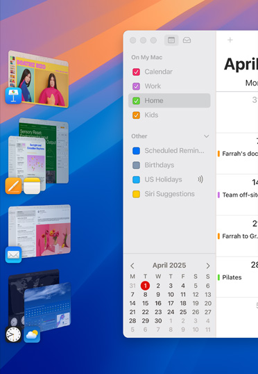 各种 iOS 应用程序在桌面上以分组形式显示。